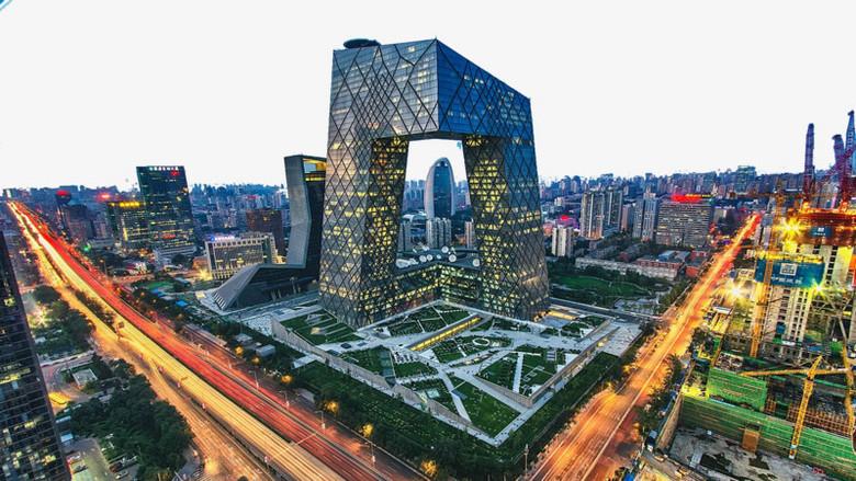 中国北京国贸建筑二